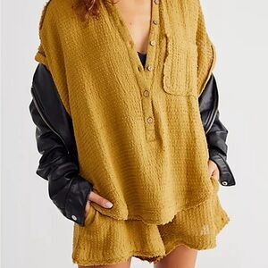 Free People Hop Aboard romper in Viper